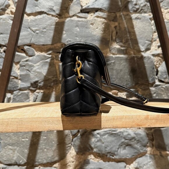 Saint Laurent Black Quilted Loulou Toy Crossbody Bag - Picture 5 of 16